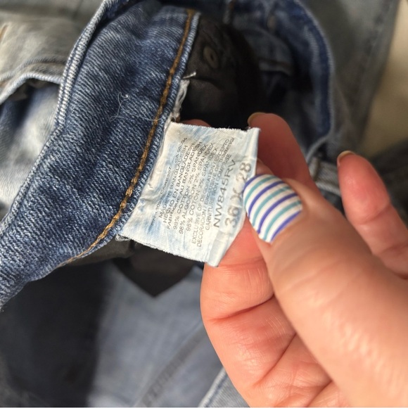 Wrangler Retro Jeans Slim Boot Cut Blue Denim Men's Size 36x28 Short Western - Picture 8 of 8